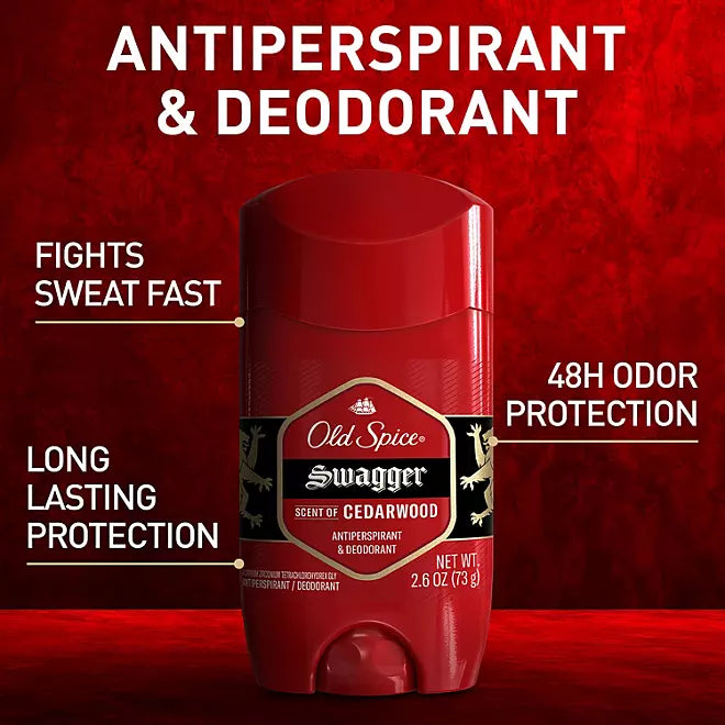 Old Spice Swagger Antiperspirant & Deodorant for Men, 2.6 oz.