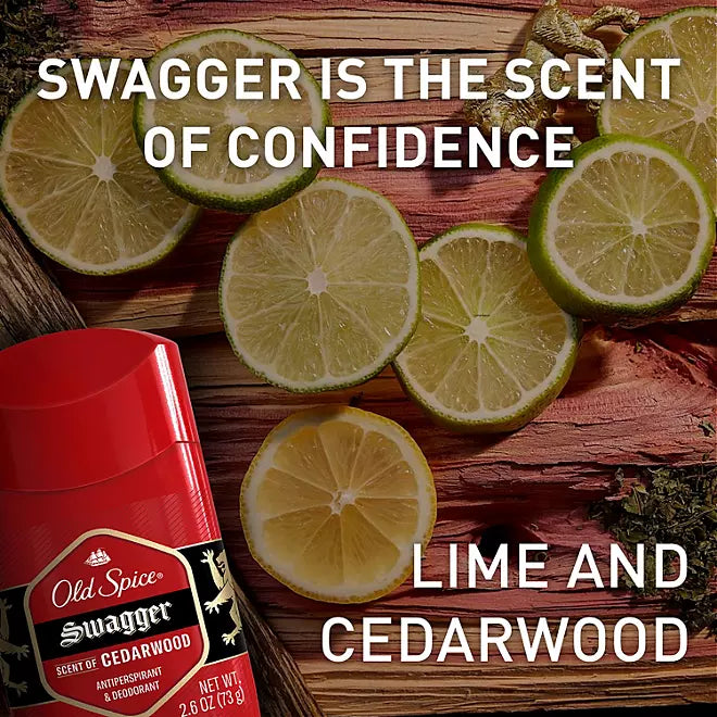 Old Spice Swagger Antiperspirant & Deodorant for Men, 2.6 oz.