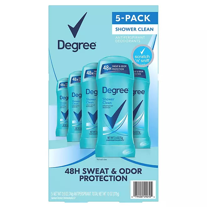 Degree Antiperspirant Deodorant, Shower Clean