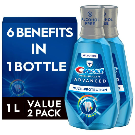 Crest Pro-Health Advantage Mouthwash, Alcohol Free