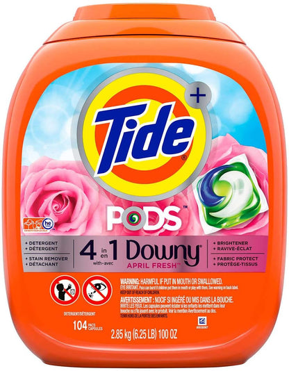 Tide Pods with Downy April Fresh, 104 Count