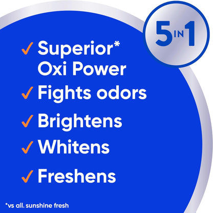 all Liquid Laundry Detergent, Fresh Clean Oxi plus Odor Lifter, 20loads