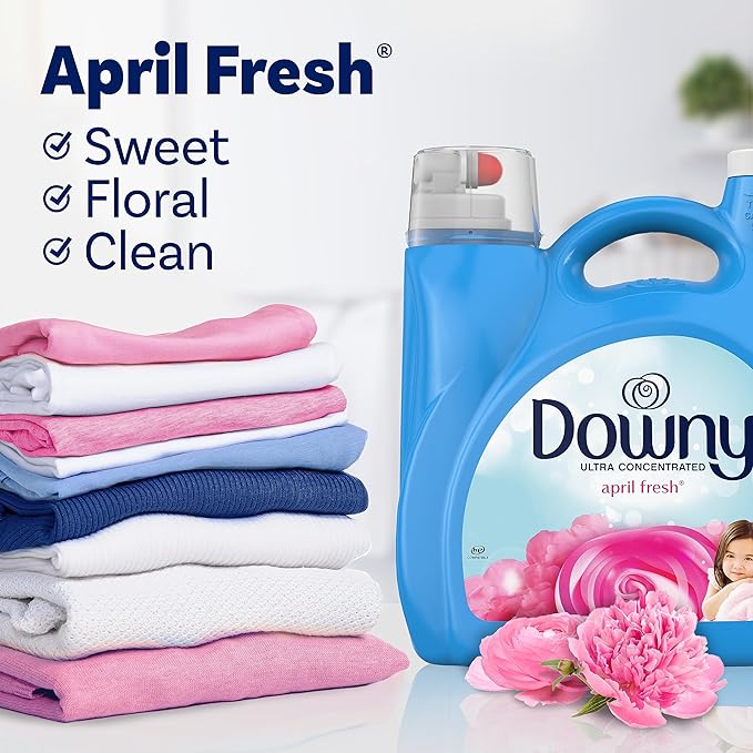 Downy Ultra Laundry Liquid Fabric Softener, April Fresh